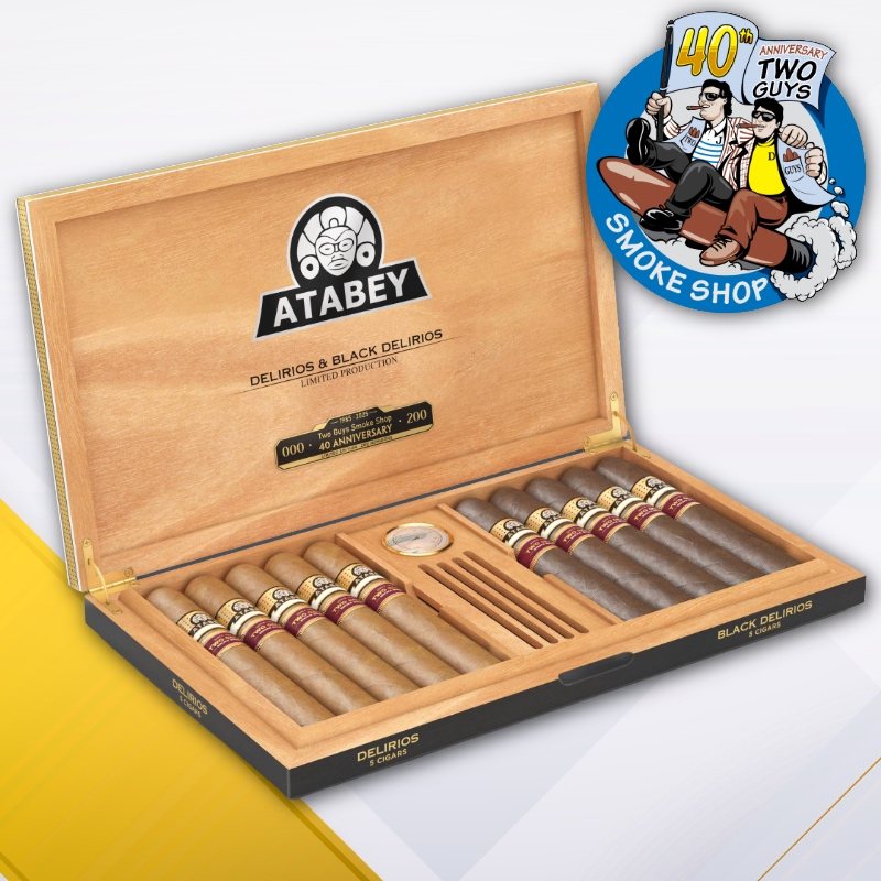 Atabey Black Cigars Two Guys 40th Anniversary